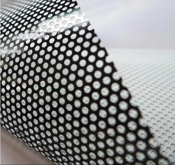 Eco Solvent Contravision Mesh Fly Eye One Way Vision Sticker Perforated Window Film for Car and Glass