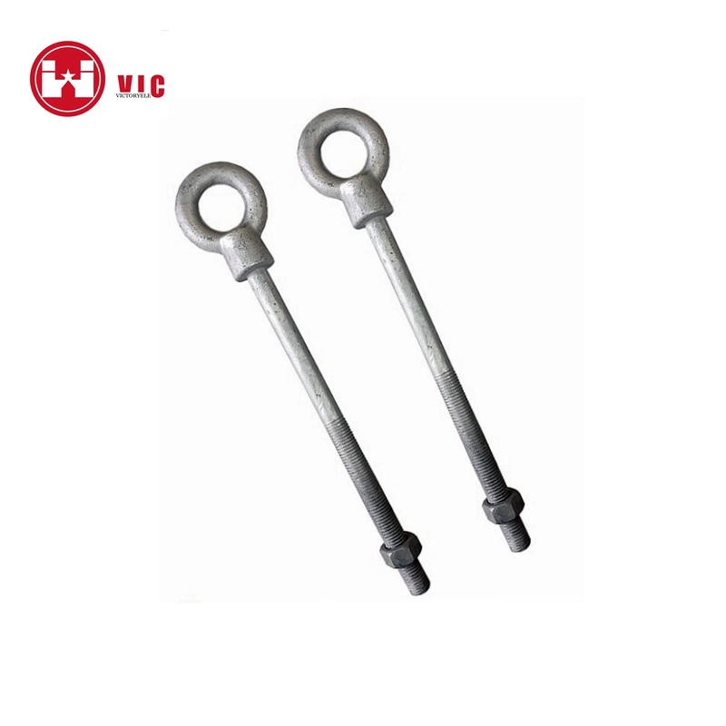 China Making Forged Oval Eye Bolt for Deadend Construction