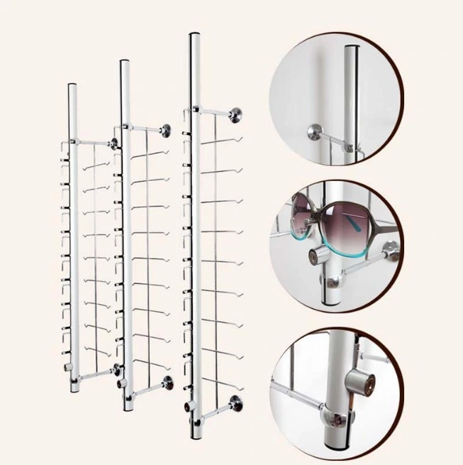 Óculos de protecção bloqueáveis montados na parede barras de óculos de sol óculos de sol óculos de sol desgaste ocular Suportes