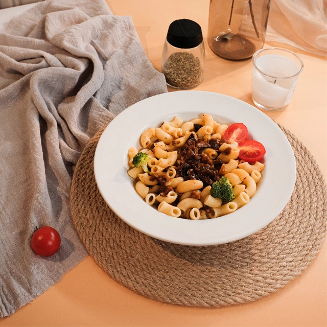 Bolsa de Macarrones de Codo Instantáneos 400g Pasta de Fusilli Lista para Comer Fideos de Cocción Rápida para una Cena Saludable