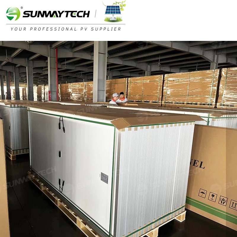 Sunway Factory Price 182mm 144 Cells 545W 550W Watt Half Cut Mono Solar Panel 550W Monocrystalline Solar PV Module