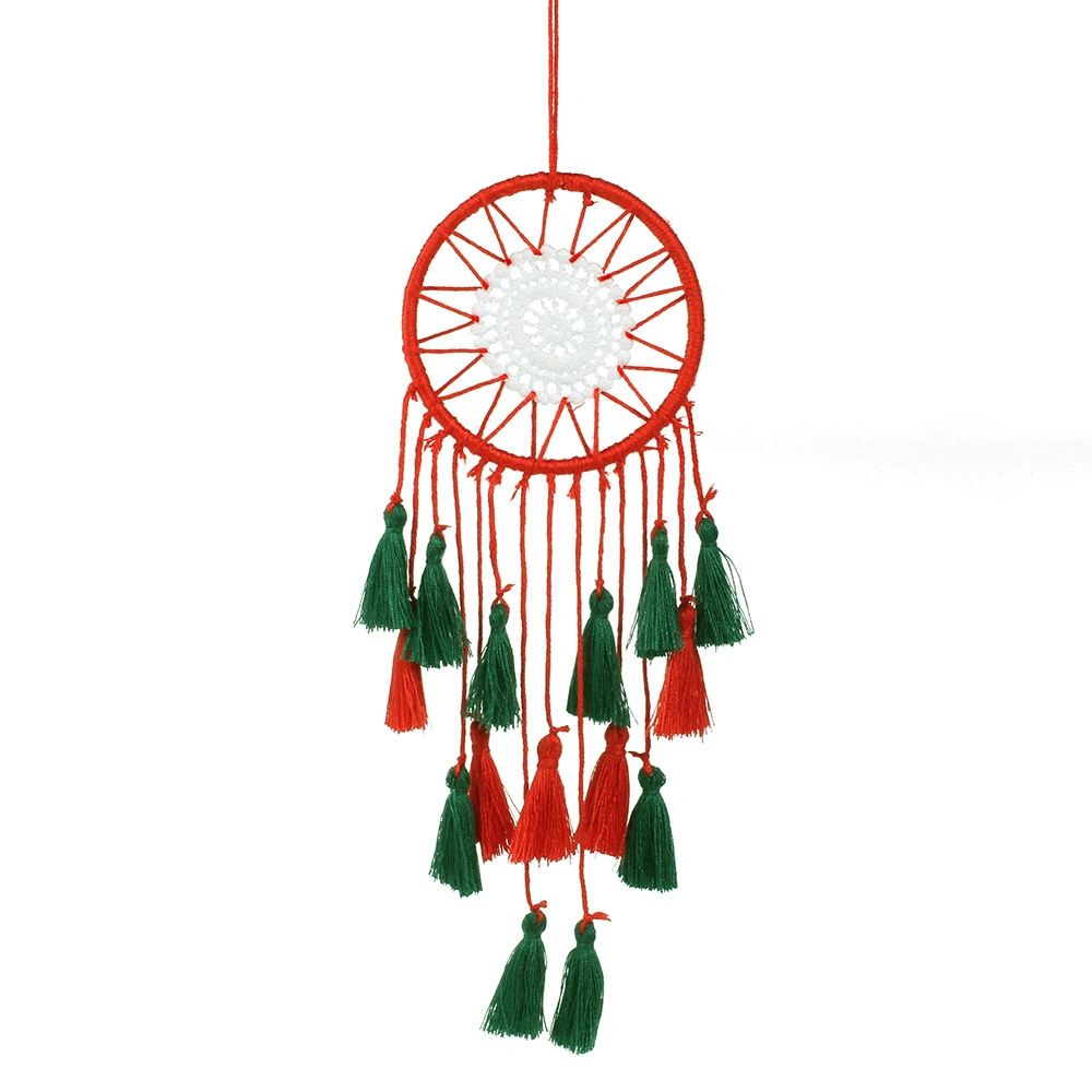 Decoração de Natal Dream Catcher Rainbow Pendão pendurado na parede