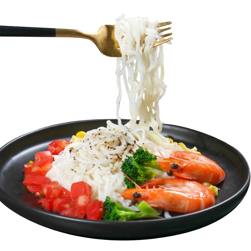 Fornecedor konjac raiz Konjac Shirataki noodles orgânicos Konnyaku glucomannan Konajc Noodles de ervilha