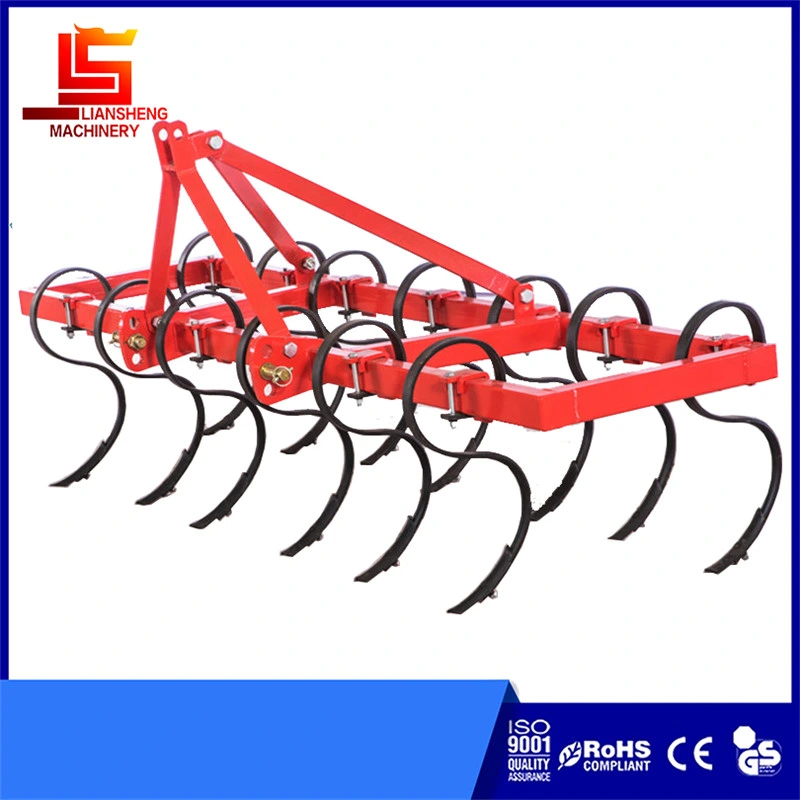 Spring Tine Cultivator Cultivating Machine Farm Tiller Soil Preparation Machinery for 4 Wheel Tractor