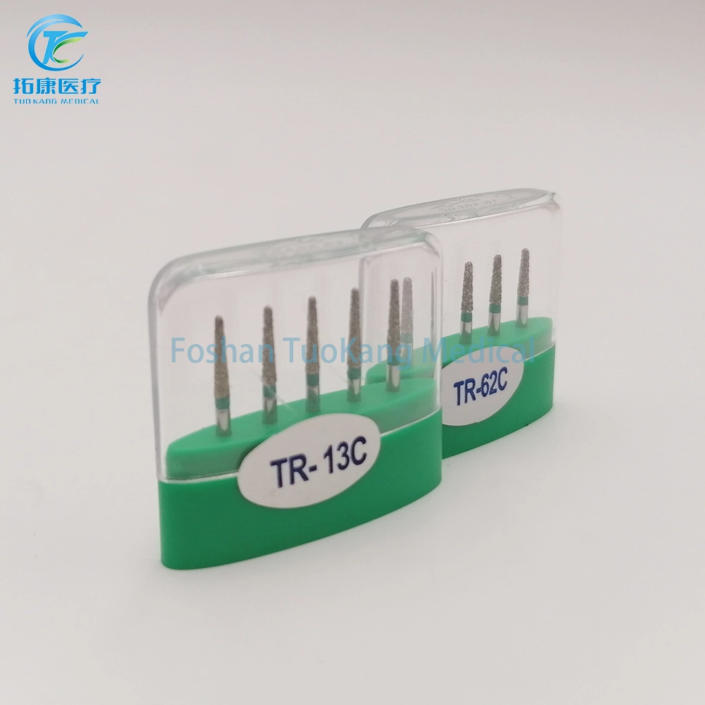 Burs Diamond Dental Tr-C Series Dental Drill High Speed Dental Polishing Bur