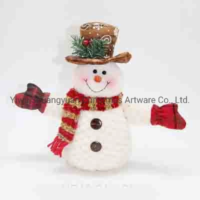 Christmas Snowman for Holiday Wedding Party Decoration Supplies Hook Ornament Craft Gifts