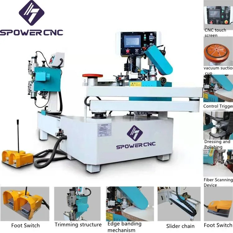 Furniture Portable Curve PVC Acrylic Edge Banding Machines