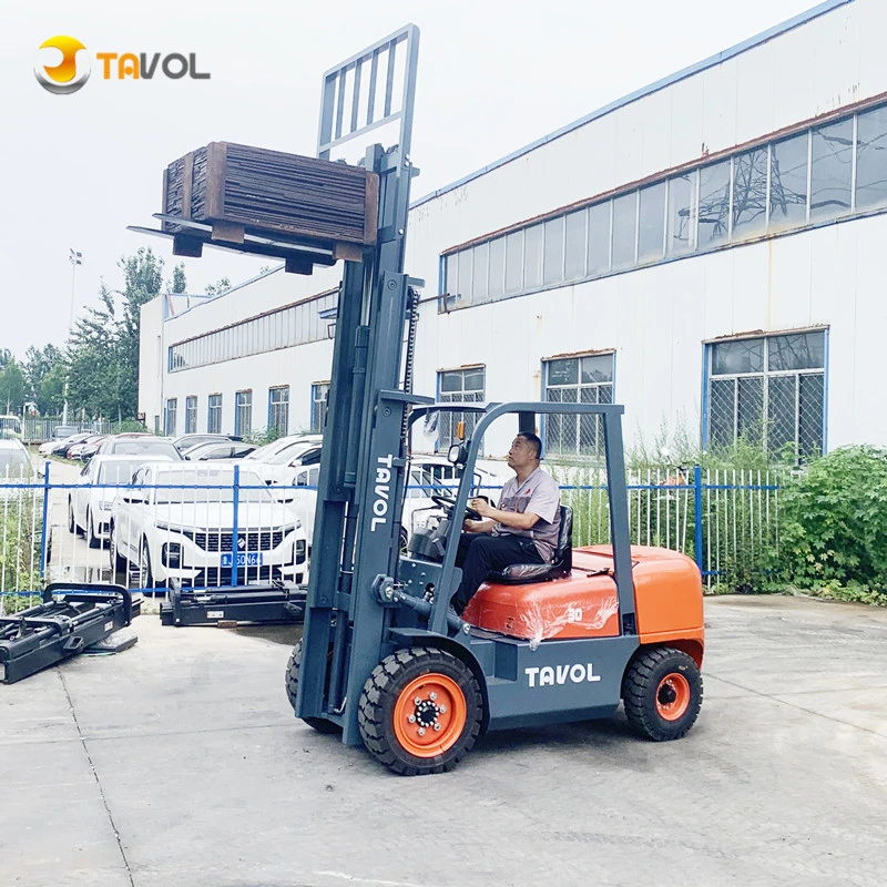 Tavol Brand 3ton 2.5 طن ديزل ForkLift استخدم ForkLift 3 سعر المرحلة الرخيص