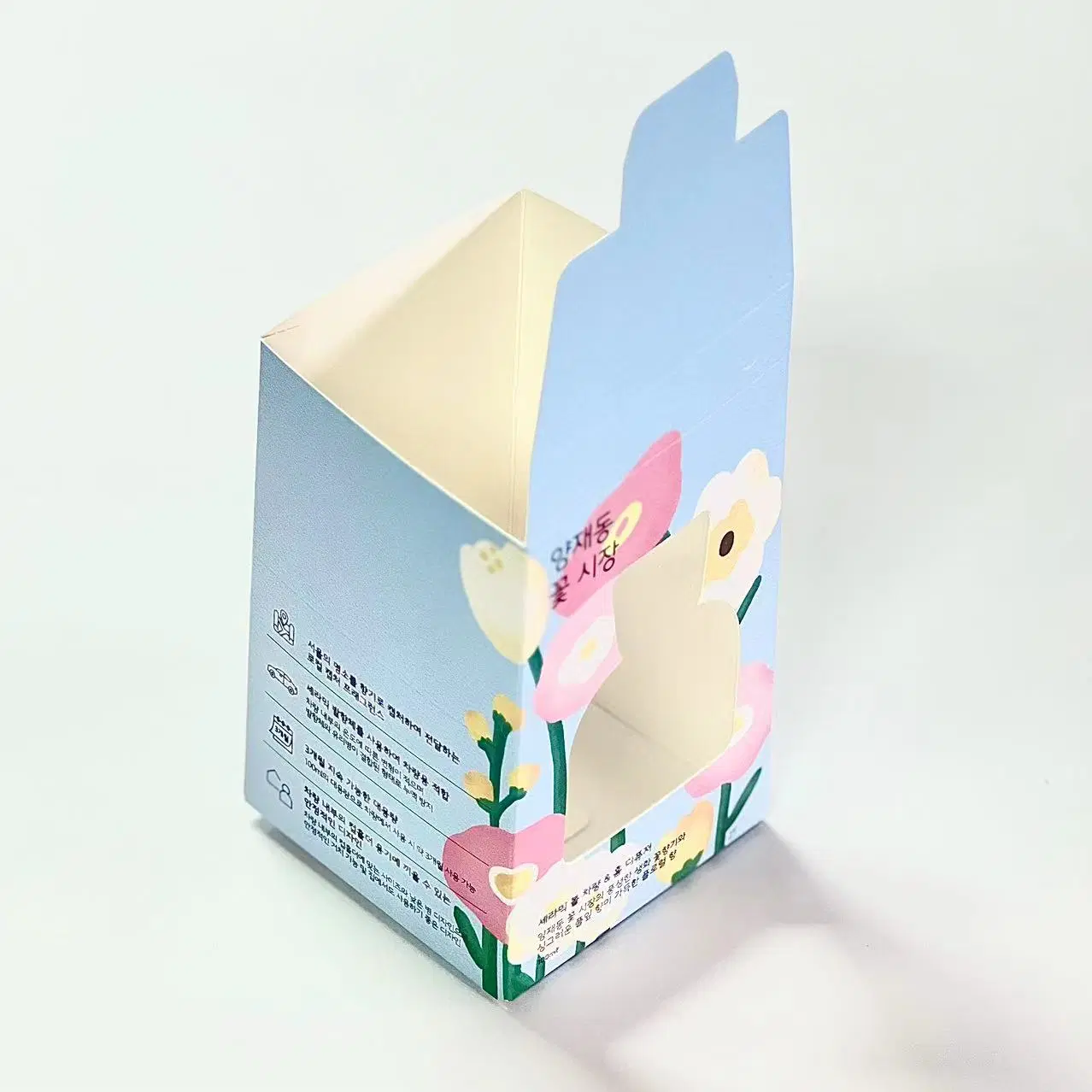 Fabricante da China caixa de papel de presente de cara Cosmetic personalizada com Janela PVC