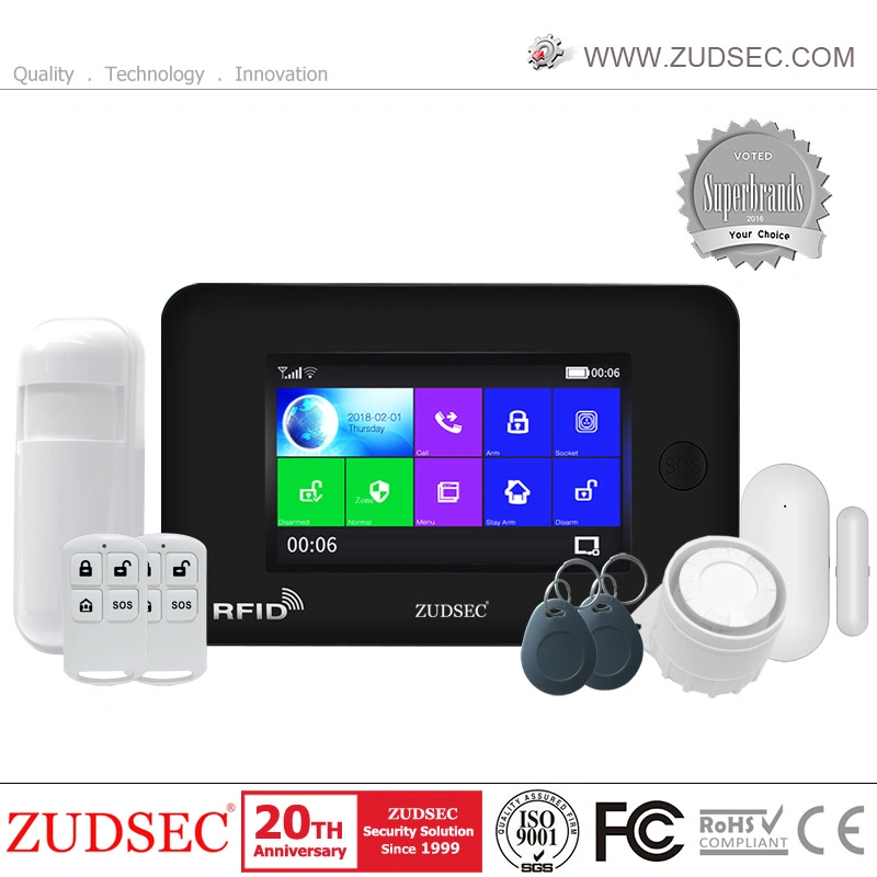 2019 Smart APP Control Home Alarm WiFi+GSM Home Burglar System