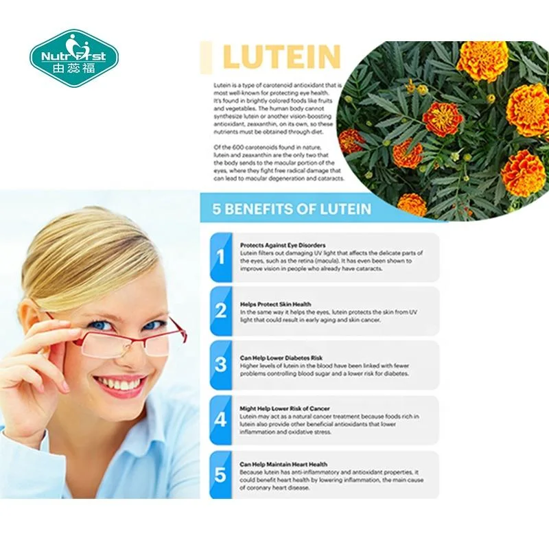 Nutrifirst Private Label Eye Vision Vitamins Lutein Zeaxanthin Softgel for Eye Healthcare Supplements