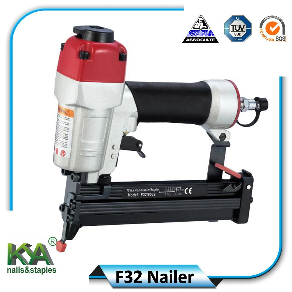 F32 Nailer de acabado neumático para Construcción, decoración, Muebles