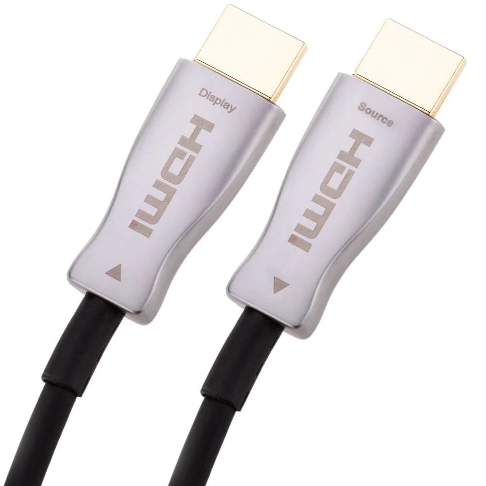 Fibra óptica 8K 60Hz Alta velocidad 7,5m 10m 15m 20m 30m 50m 70m 80m 100m HDR 48Gbps Hombre a Hombre Cable HDMI 2,1 del monitor del proyector de TV HD