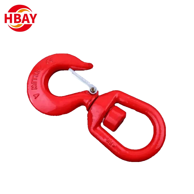 Heavy Duty Factory Price Us Type 322A/C Lifting Swivel Eye Hook with Latch