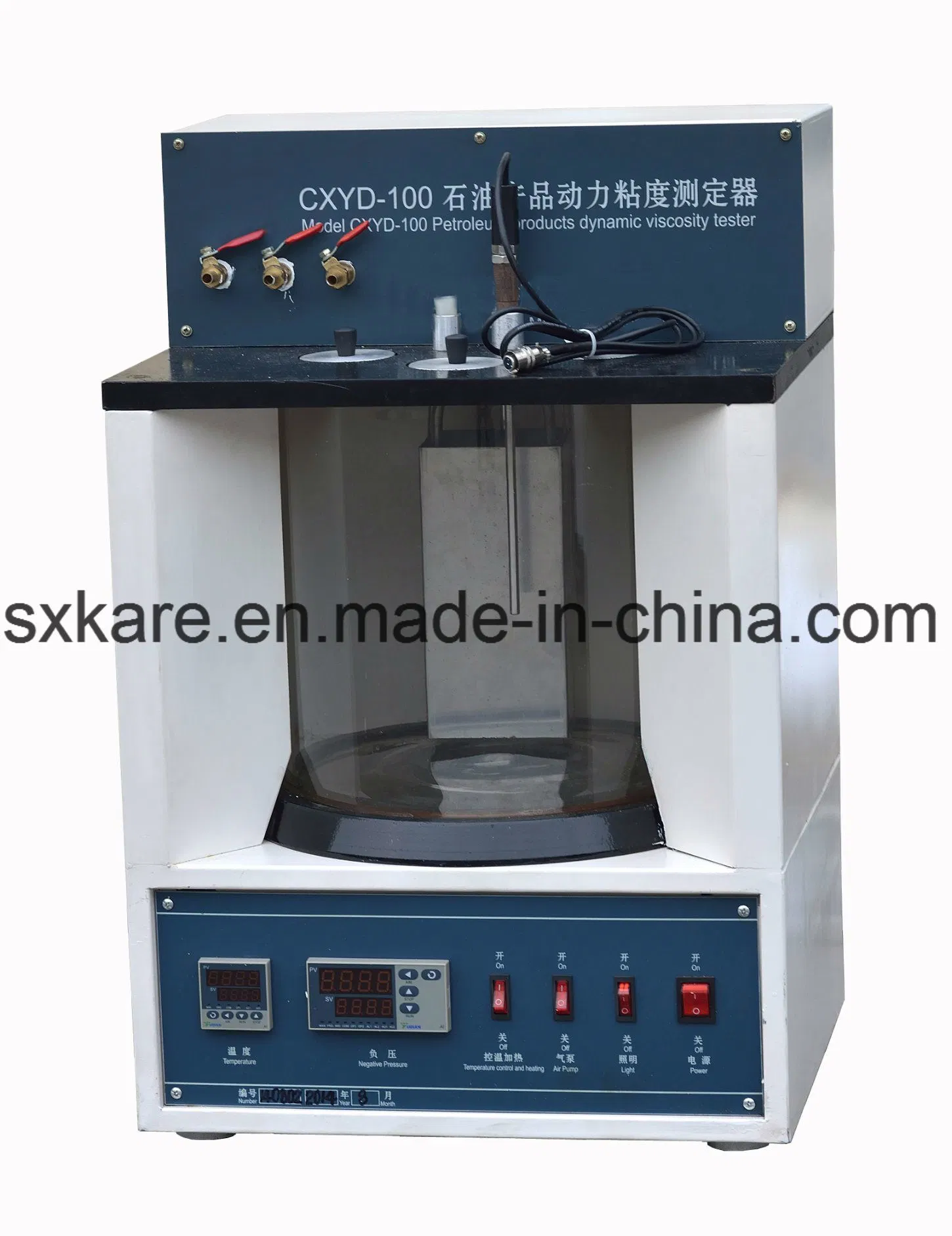 Petroleum Product Dynamic Viscosity Vacuum Pressure Reducing Capillary Method (CXYD-100)