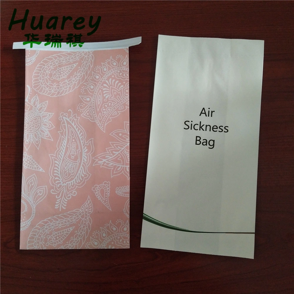 Wholesale/Supplier Customized Airsickness Paper Bags/Hotel Sanitary Vomit Disposable Bag with Flat Bottom