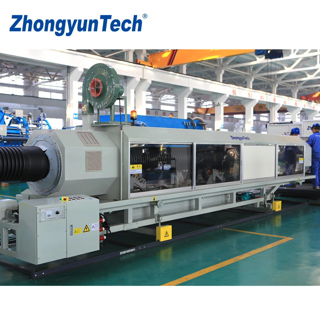 ZhongyunTech ZC-300H PE Plastics Corrugated Pipes Machine for Electric Conduit