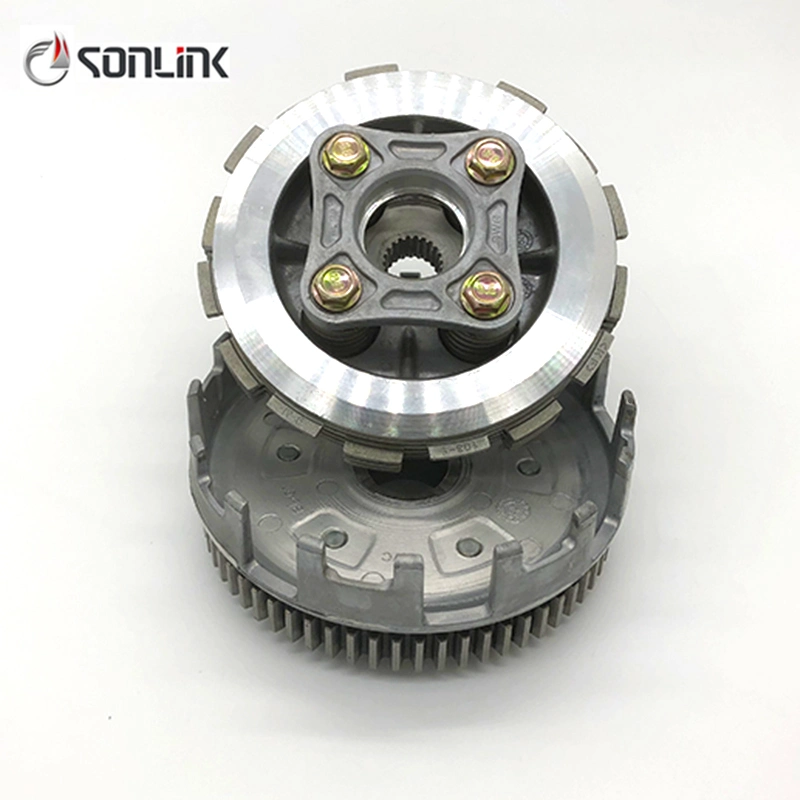 Motorcycle Clutch Housing Motorcycle Clutch Assembly for Hondas Kyy100/Kyy125