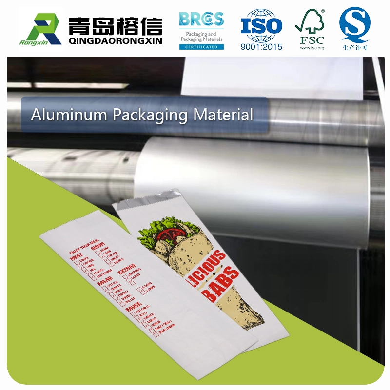 El papel de aluminio recubierto con PE Papel Wrpping