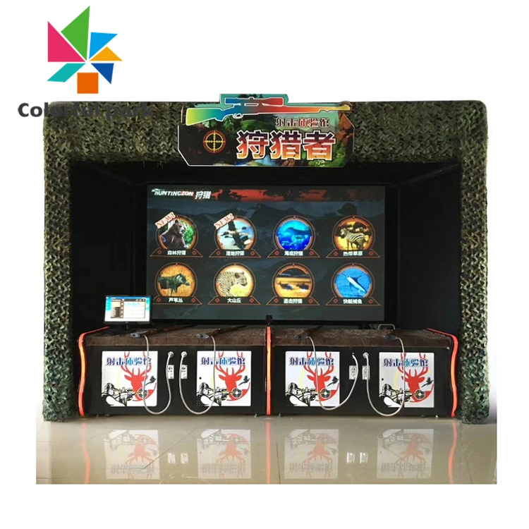 Coin Pusher máquina para la venta máquina de juego de disparos juego de caza