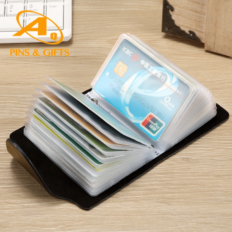 Fashion Aluminium Credit Card Holder with RFID Blocking Pop up Business ID Card Holder Promotion Promotional Gift