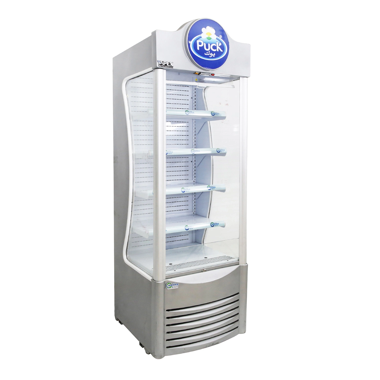 Food Fruit Fridge Supermarket Use R290A ETL Refrigerator Dynamic Cooling Open Chiller