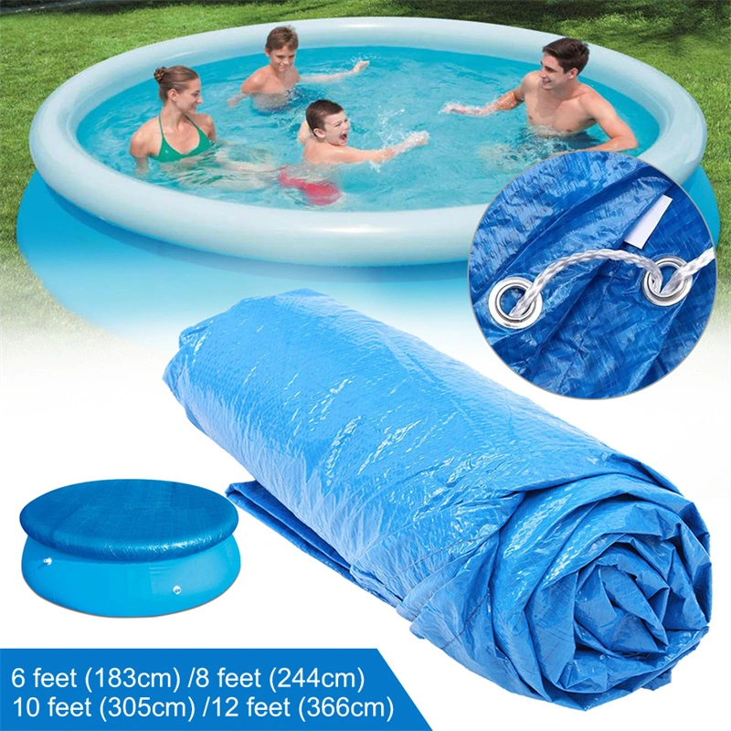 Can Be Customized PE Swimming Pool Cover Blue or Other Color