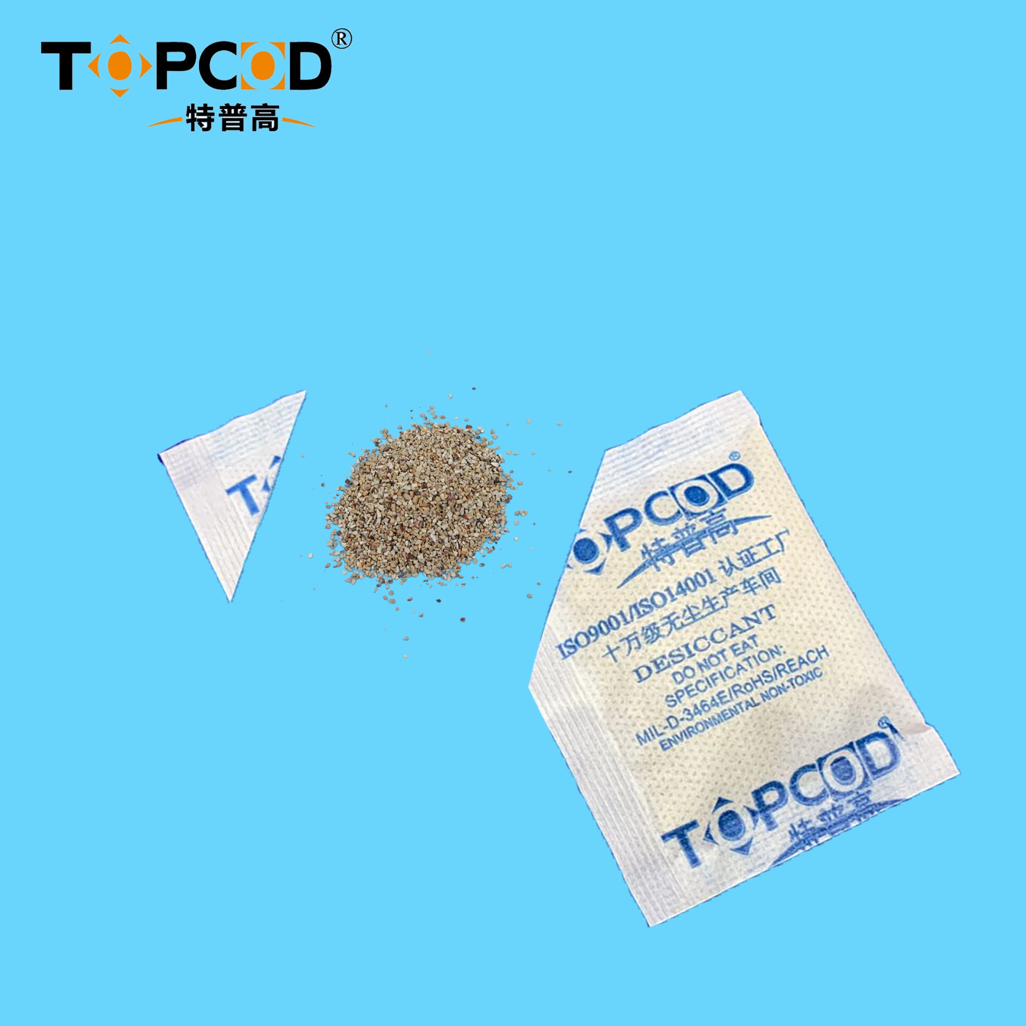 2g Non-Toxic Mineral Desiccant Activated Clay for Packaging Desiccant From China