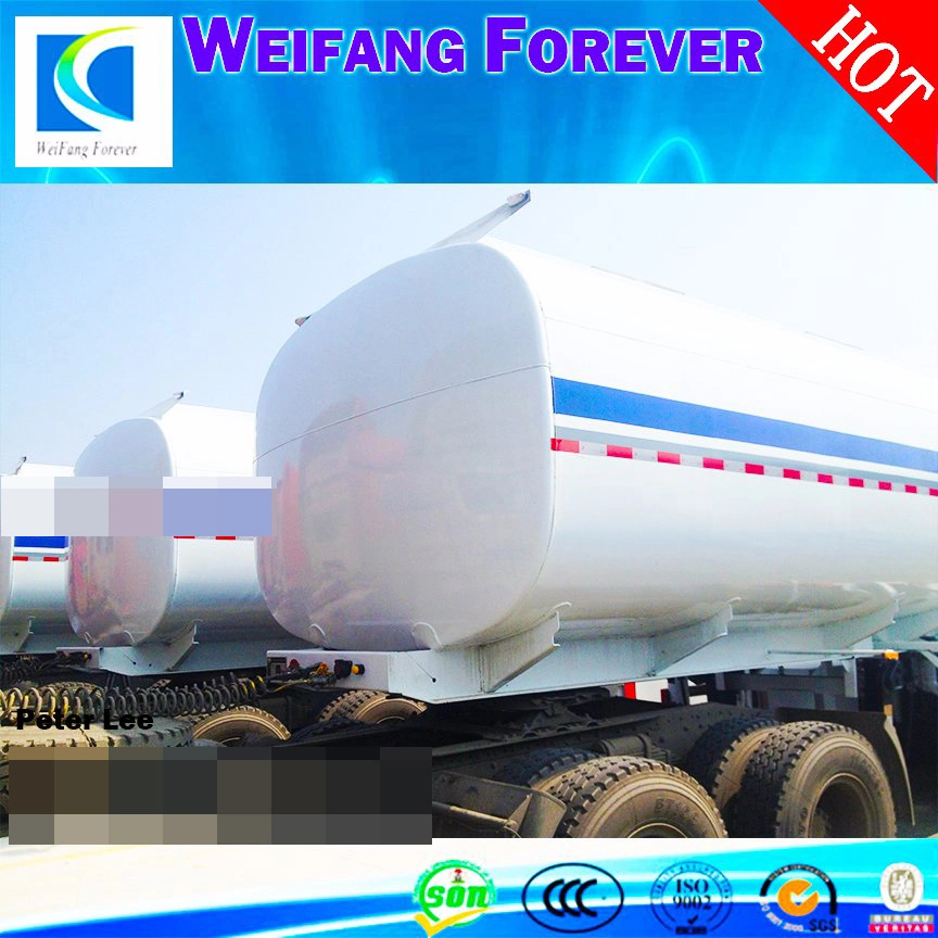 Forever Cimc 3axle 18-25cbm Aluminium Fuel/Oil/Gasoline Tanker