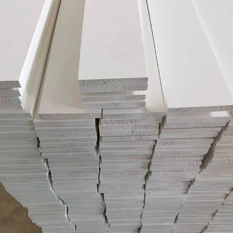 Factory Direact Sale Best Quality White Mud Can Be Customized Timber Wood Moulding