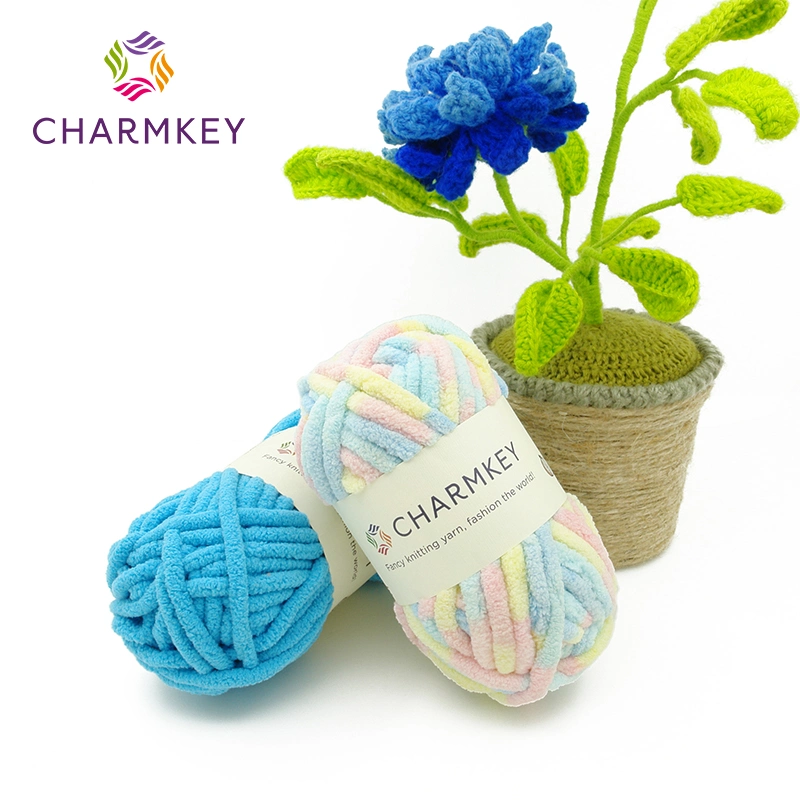 Charmkey Fancy Chenille Polyester Yarn