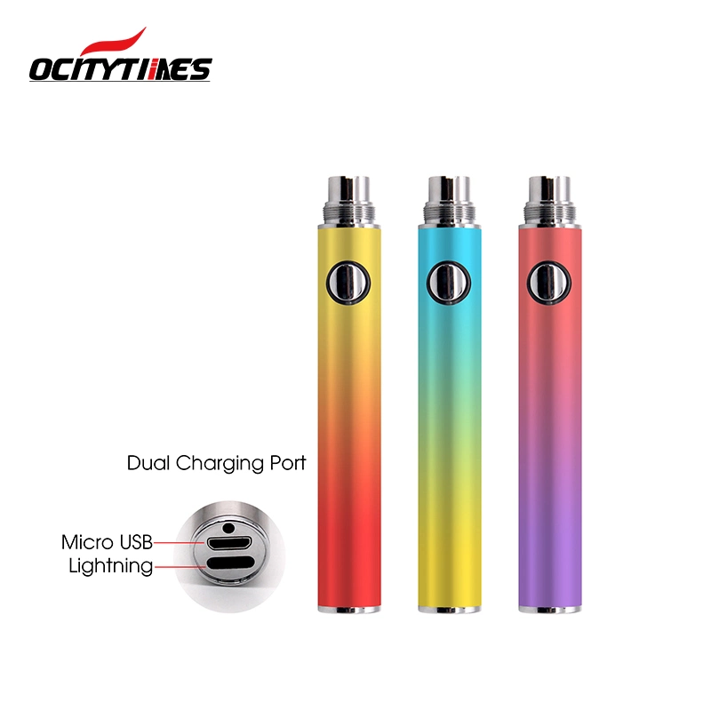 Vape Battery USB Charger Kit 650mAh 510 Thread Preheat Vaporizer Battery E Cigarettes Pen for Atomizers Cartridges