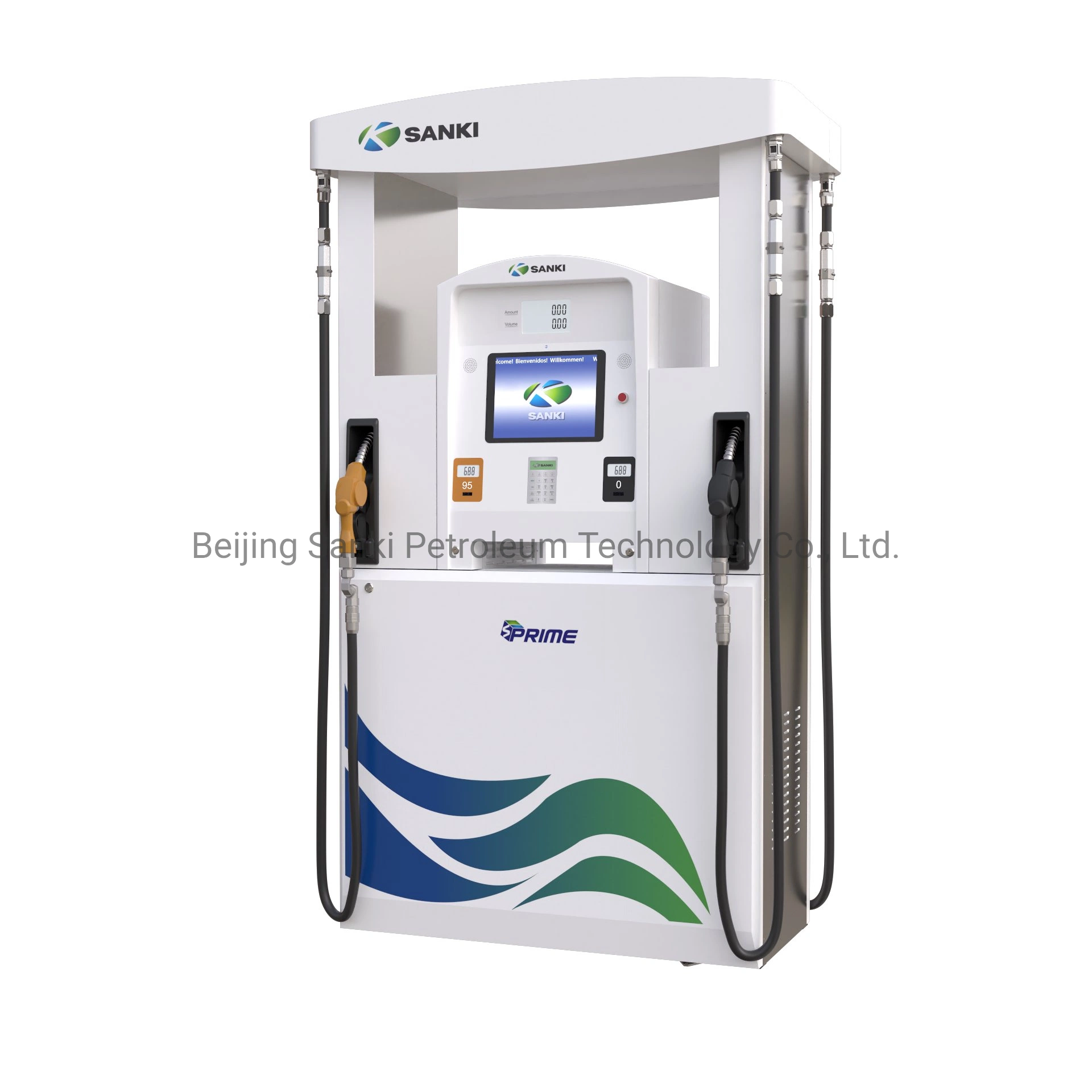 Sanki Excellent Quality Best-Selling Seriou Fuel Dispenser with 4 Nozzles