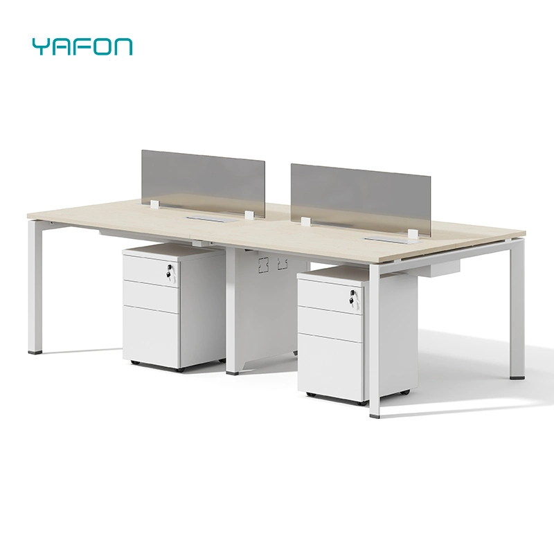 Modern Simple Steel Office Furniture 2 4 6 People Office Partitions Table Workstation