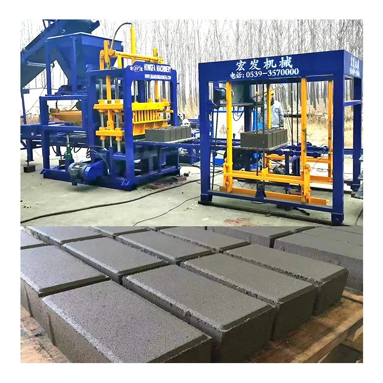 Qt4-15s Machine à briques hollandaises en béton pour la fabrication de matériaux de construction Prix de la machinerie