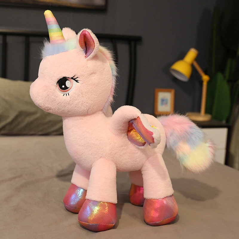 Creativity Unicorn Rainbow Horse Stuffed Toys Inflatable Animal Toys