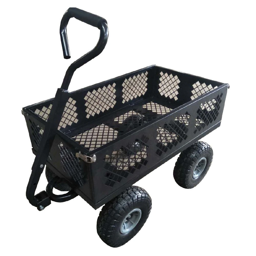 Heavy Duty Yard Cart Folding Hand Trolley Utility Garden Cart