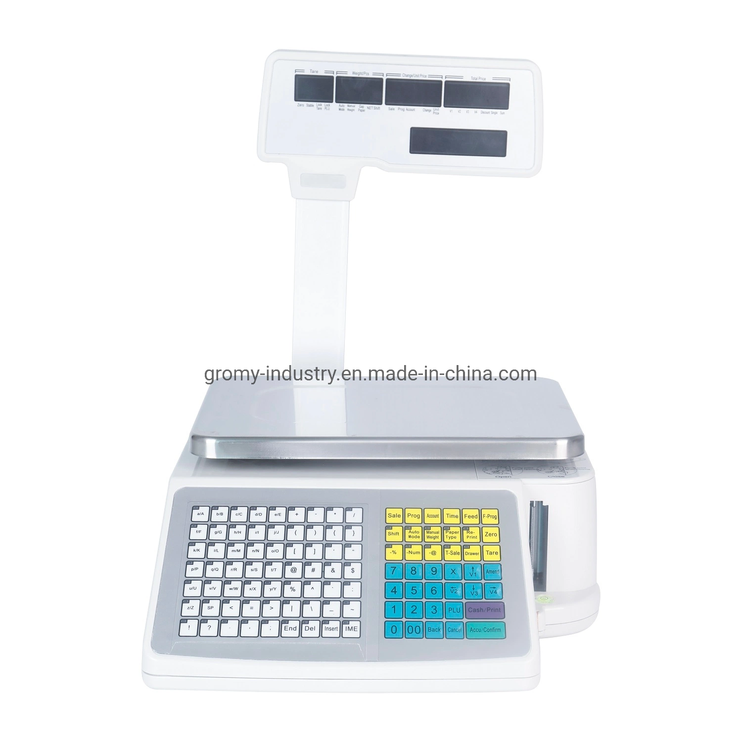 Electronic Supermarket Thermal Pricing Barcode Weight Scale with Label Printer