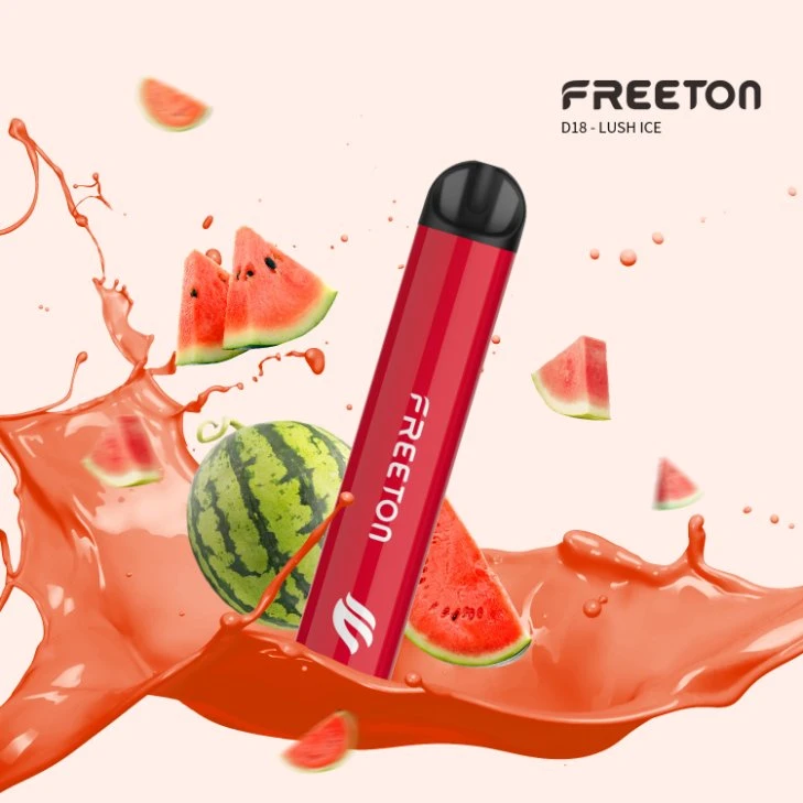 FREETON 2021 Nuevo Diseño vaporizador recargable Muestra gratuita 1500 inhalaciones Mini dispositivo desechable Vape Pen