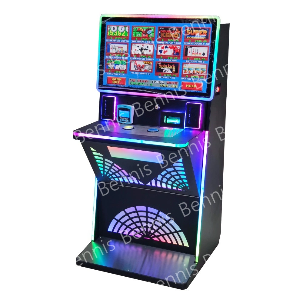 Touch Screen Games Amusement Pog Machine Cabinet