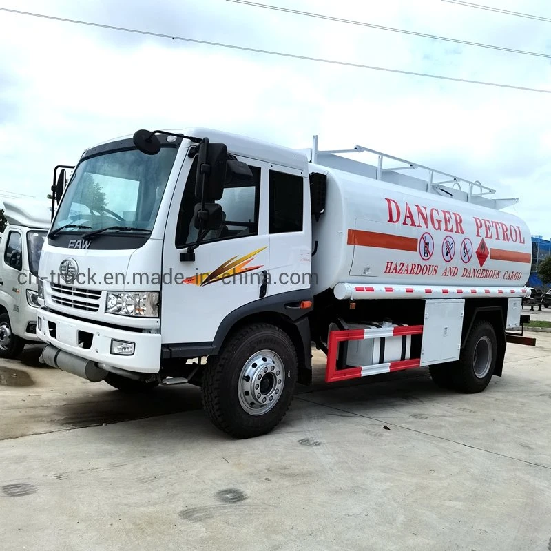 China Proveedor de aceite diesel Rhd FAW 6ruedas 6000L 7000L 8000L de camiones cisterna de combustible