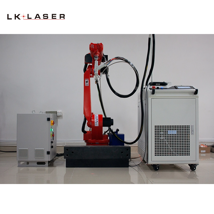 High Effect Rare Metals Water Cooling 1500W Fiber Laser Welding Machine with Robot