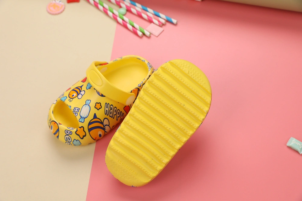 Les enfants Pantoufles Chaussures de garçons filles Cartoon Bee de l'été Toddler Flip Flops baby piscine intérieure de la plage de pantoufles sandales pour enfants