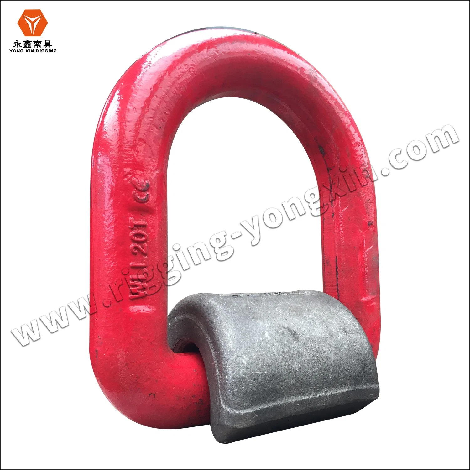 High Strength Forged Steel G80 Pivot Links Container Lifting D Ring|Red D Ring|G80 D Ring