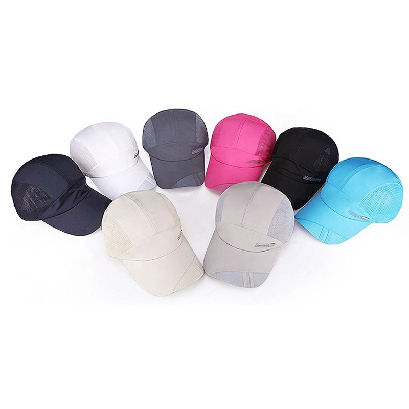 Custom Quick Dry Cap Adjustable Mesh Baseball Caps for Running Hiking Sport Cap