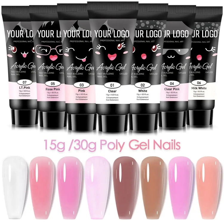 Vernis à ongles Private Label UV Soak off Gel Polish Gel d'extension d'ongles