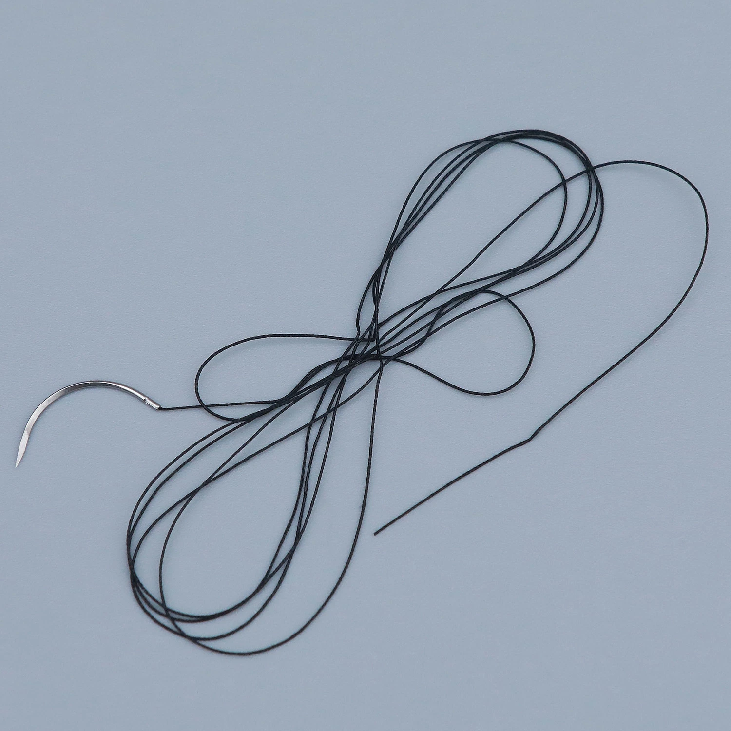 Medical Products Disposable Surgical Suture with Needle Loop Round