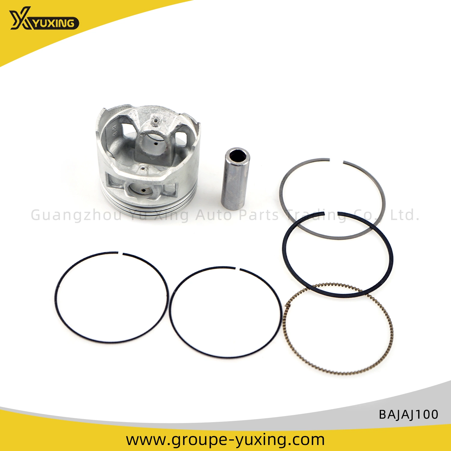 Motorcycle Engine Parts Standard Size Piston Kit Sets for Bajaj100