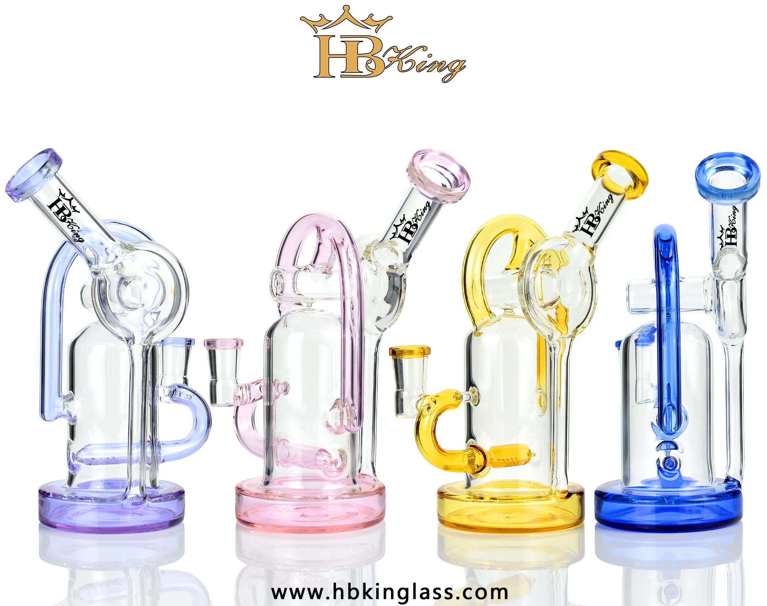 Hbing Smoking Pipes Stock en USA almacén para 420 vidrio Fumando pipa