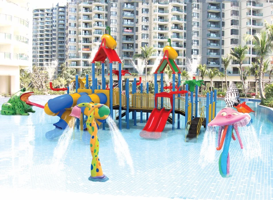 Beliebte Fiberglas Verzinkte Stahlrohr Spray Spielzeug für Kinder Schwimmen Pool